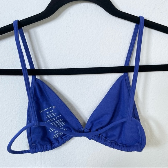 Free People Sammi Bra Blue - Picture 5 of 6
